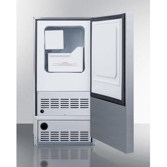 Summit BIM25H34 16 Inch Freestanding and Built-In Ice Maker — thumbnail 5